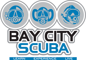 The logo from Bay City Scuba Dive Centre, Geelong, Melbourne, Australia.